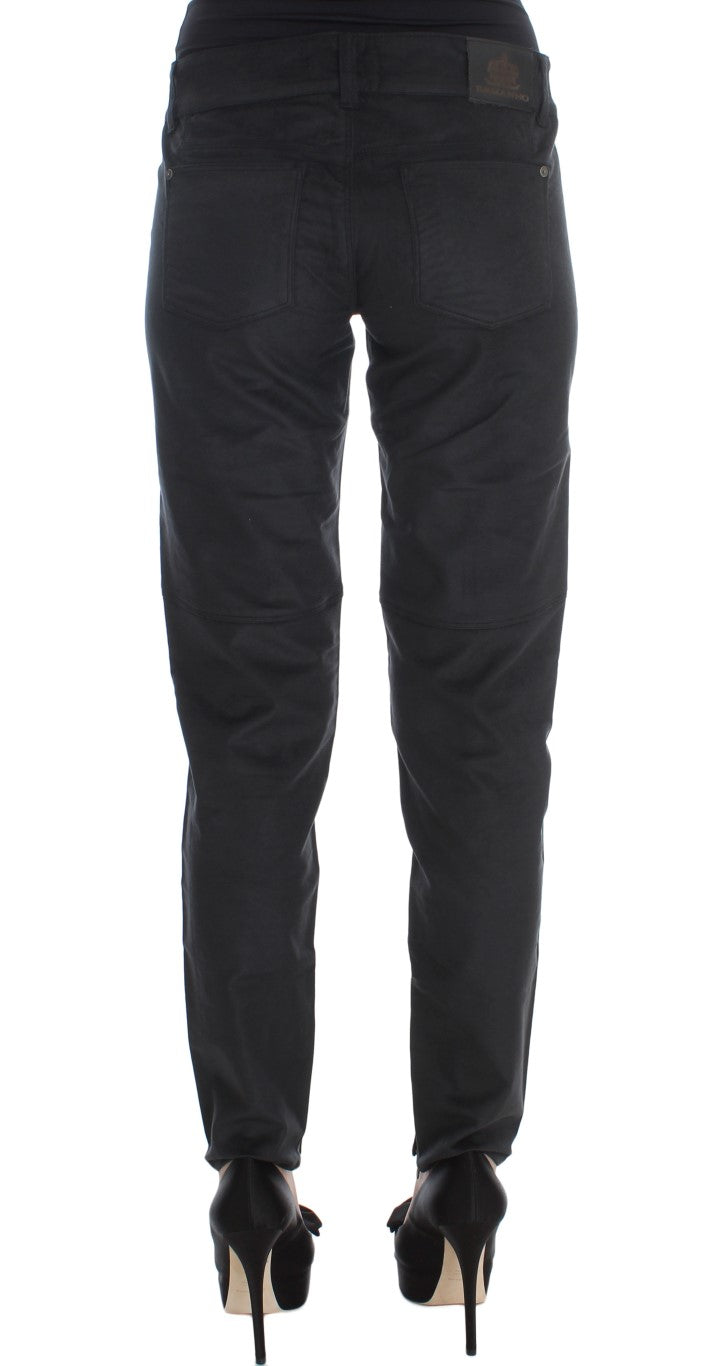 Pair of black pants on a mannequin
