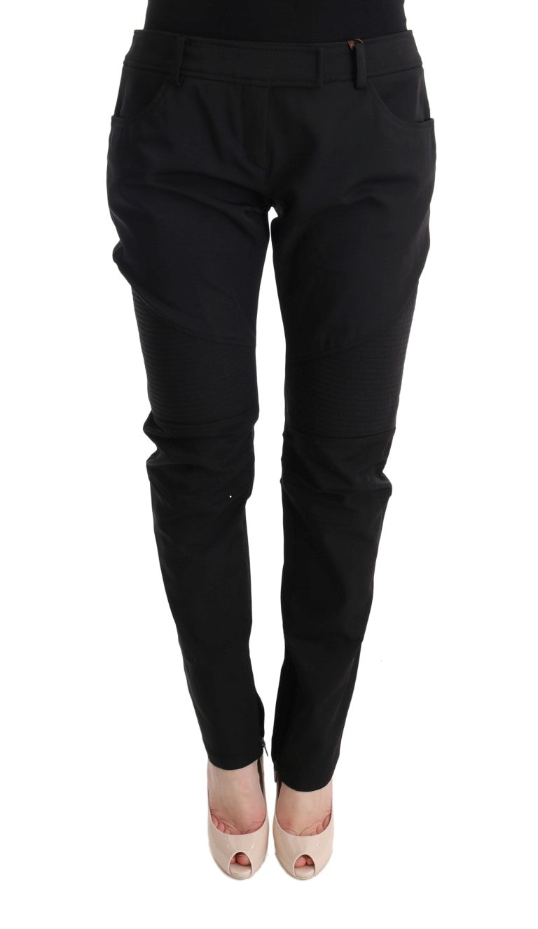Pair of black pants with side pockets