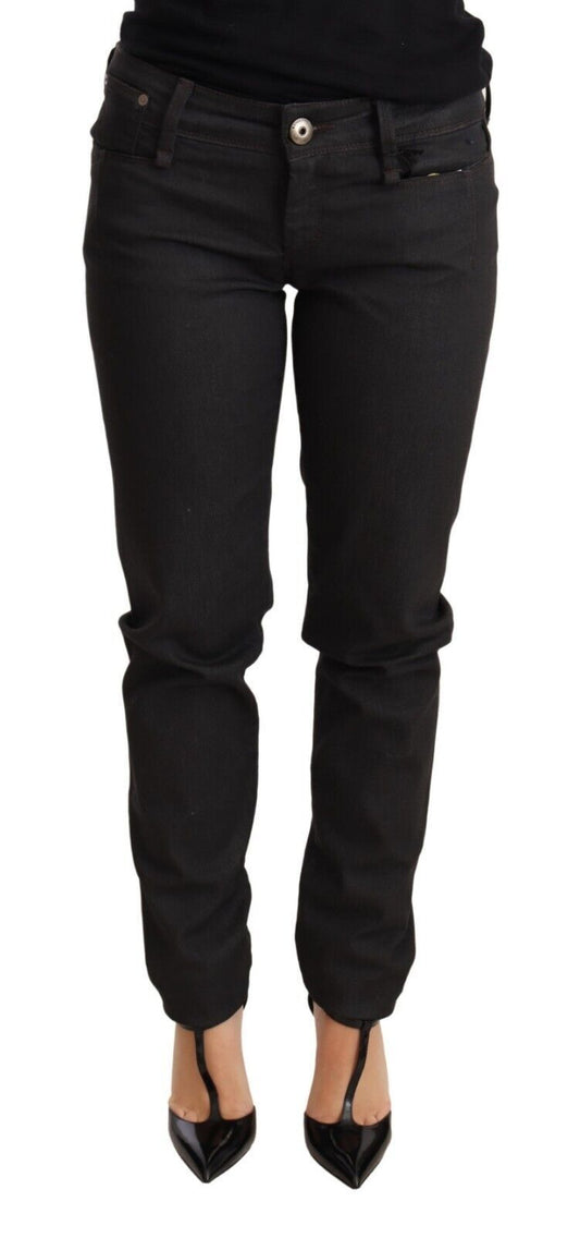 Pair of dark blue jeans on a mannequin