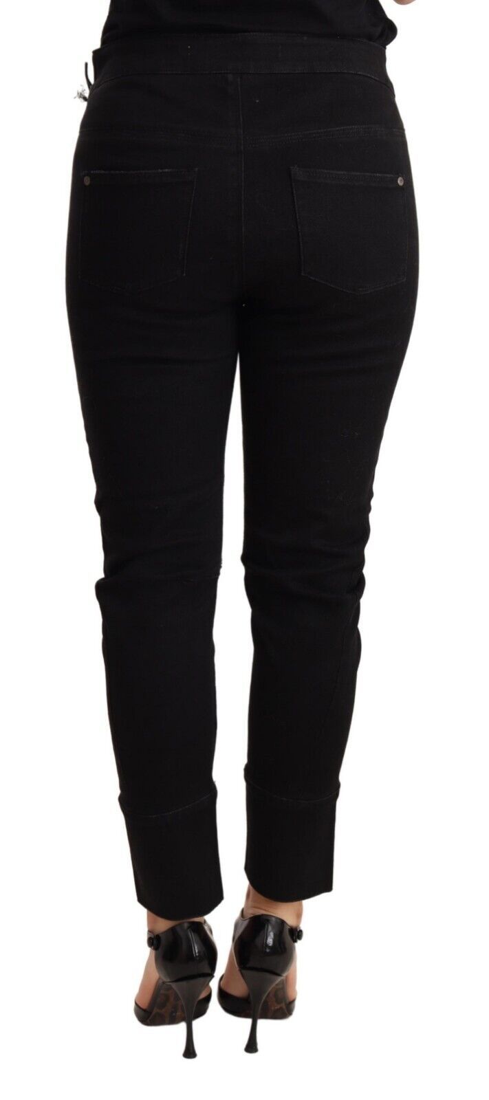 Pair of black pants on a mannequin