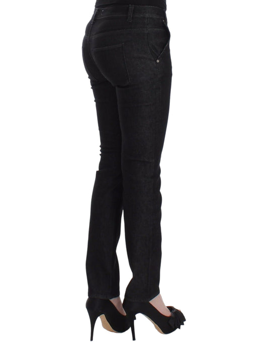 Woman wearing black pants and high heels