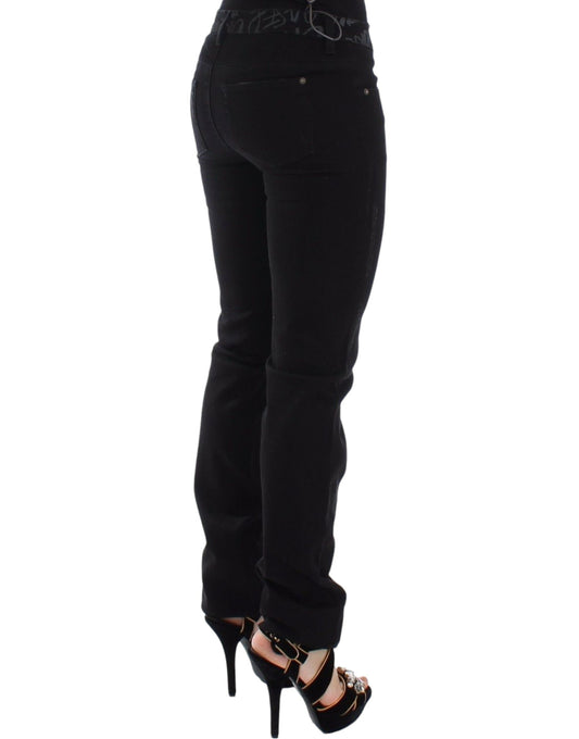 Woman wearing black pants and high heels