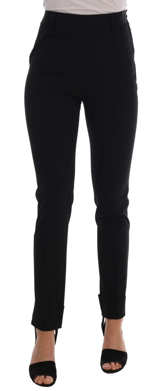 Pair of black pants on a mannequin