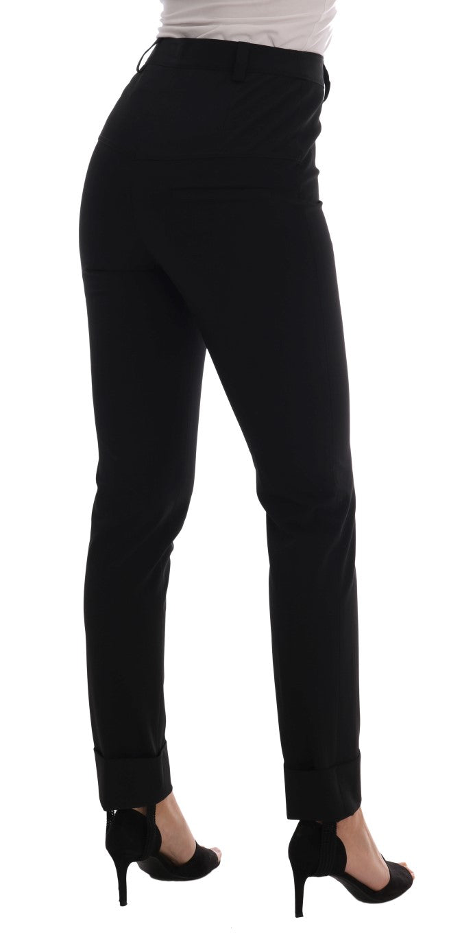 Pair of black high waisted pants