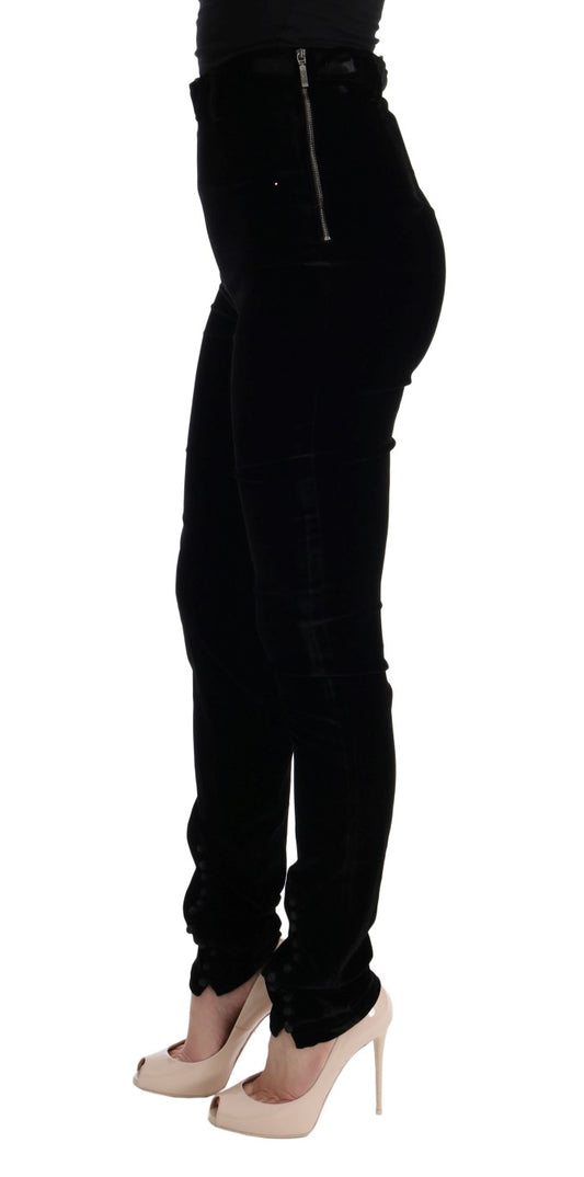 Woman wearing black pants and heels
