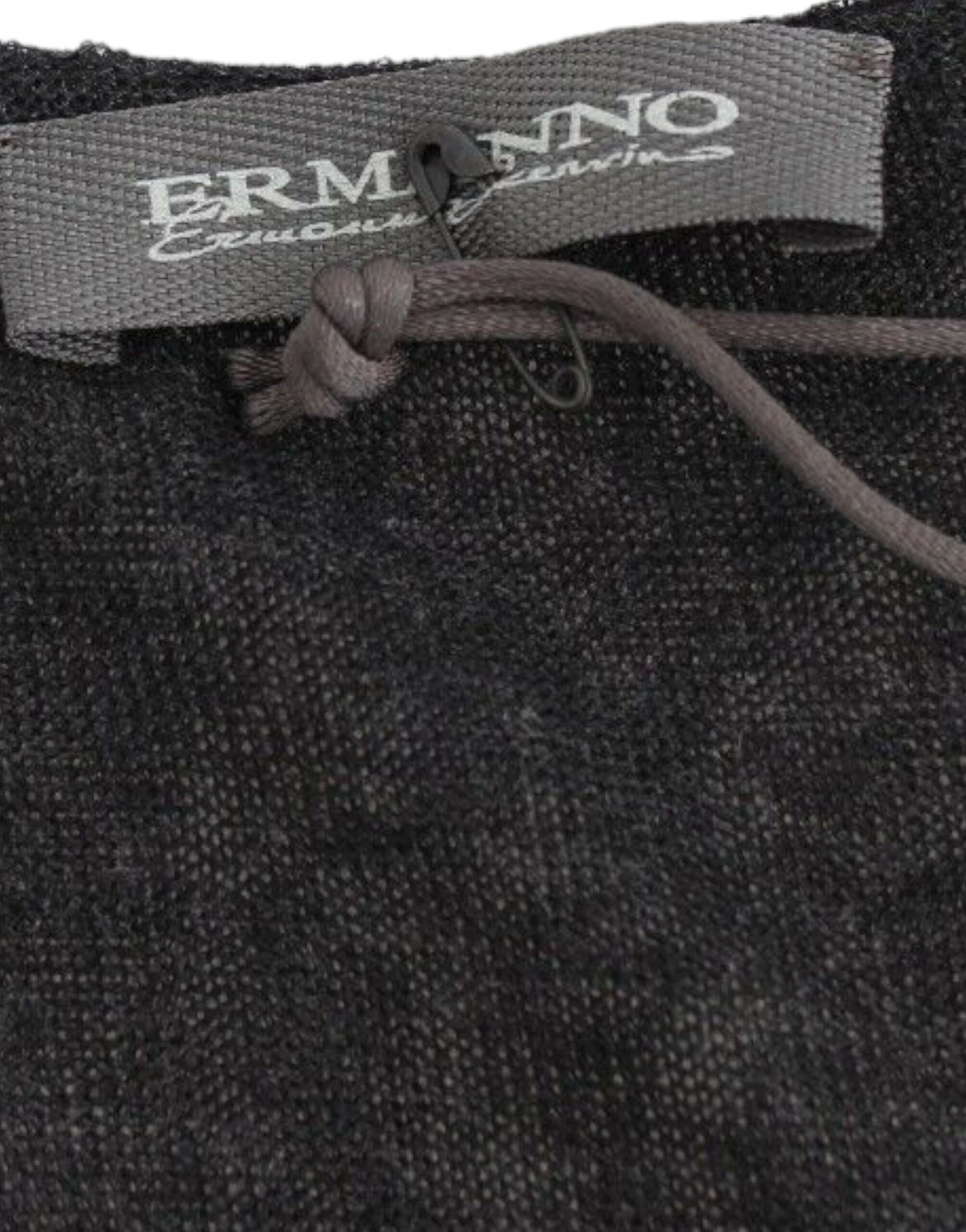 Black fabric item in a bag
