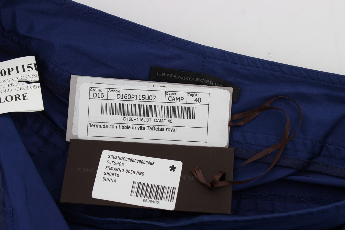 Blue jacket with tags on it