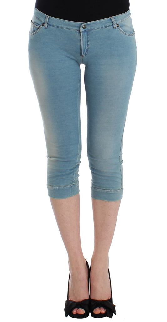 Pair of blue jeans on a mannequin