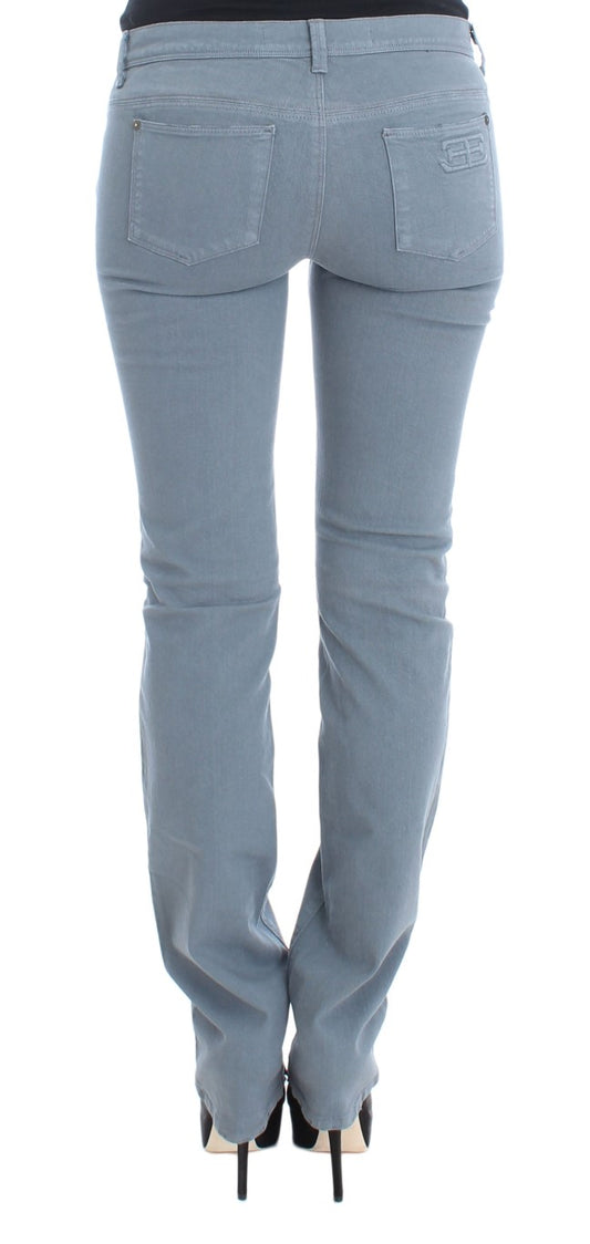 Pair of blue jeans on a mannequin