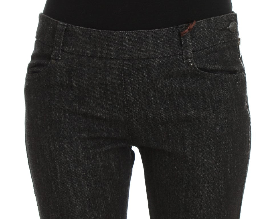 Pair of dark denim jeans