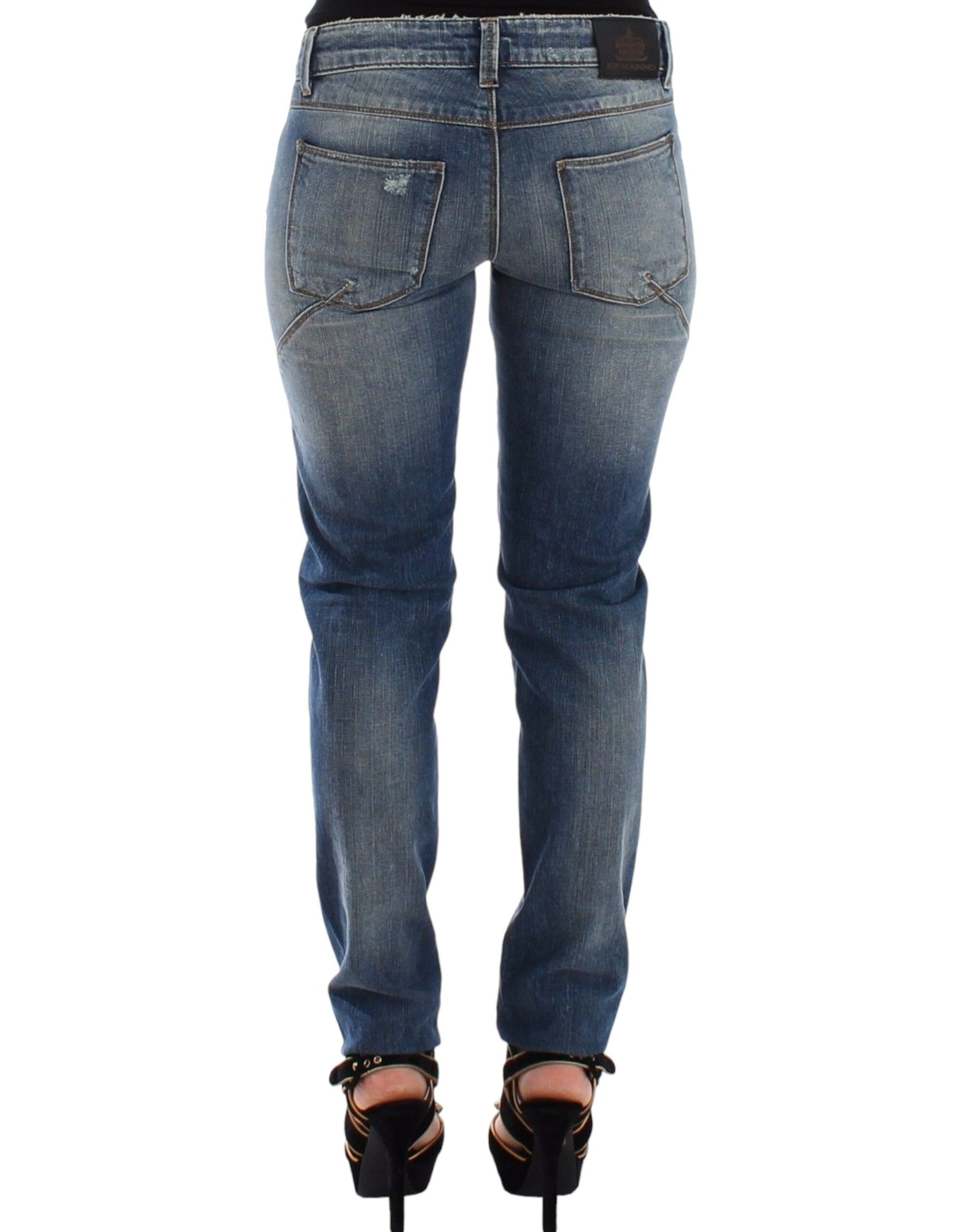 Pair of blue jeans on a mannequin
