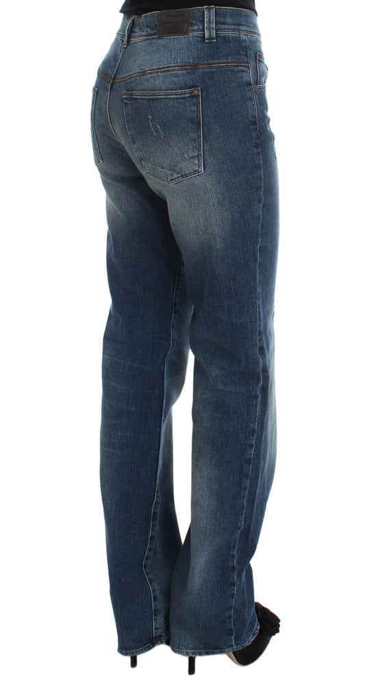 Pair of blue jeans on a mannequin
