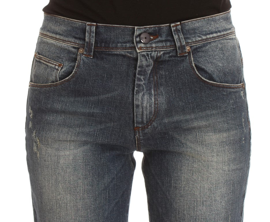 Pair of blue jeans on a mannequin