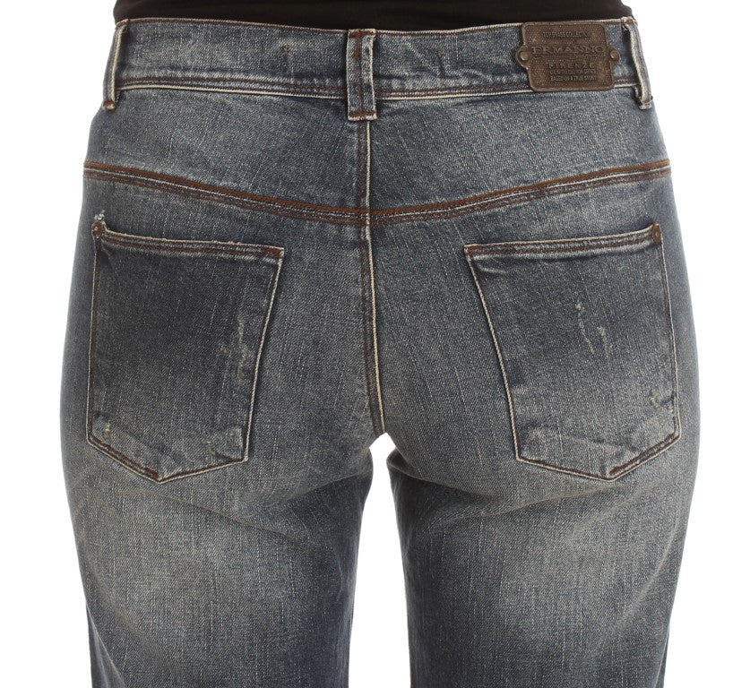 Pair of blue denim jeans