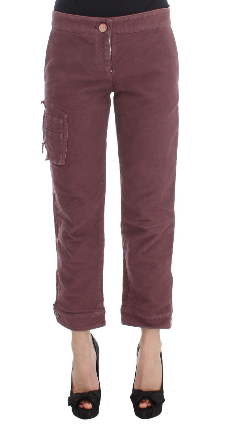 Pair of brown pants on a mannequin
