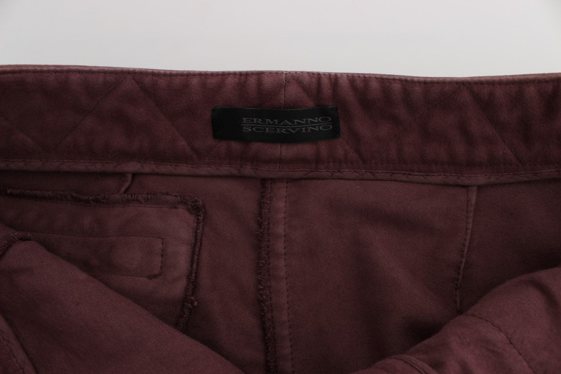 Red pants on hanger