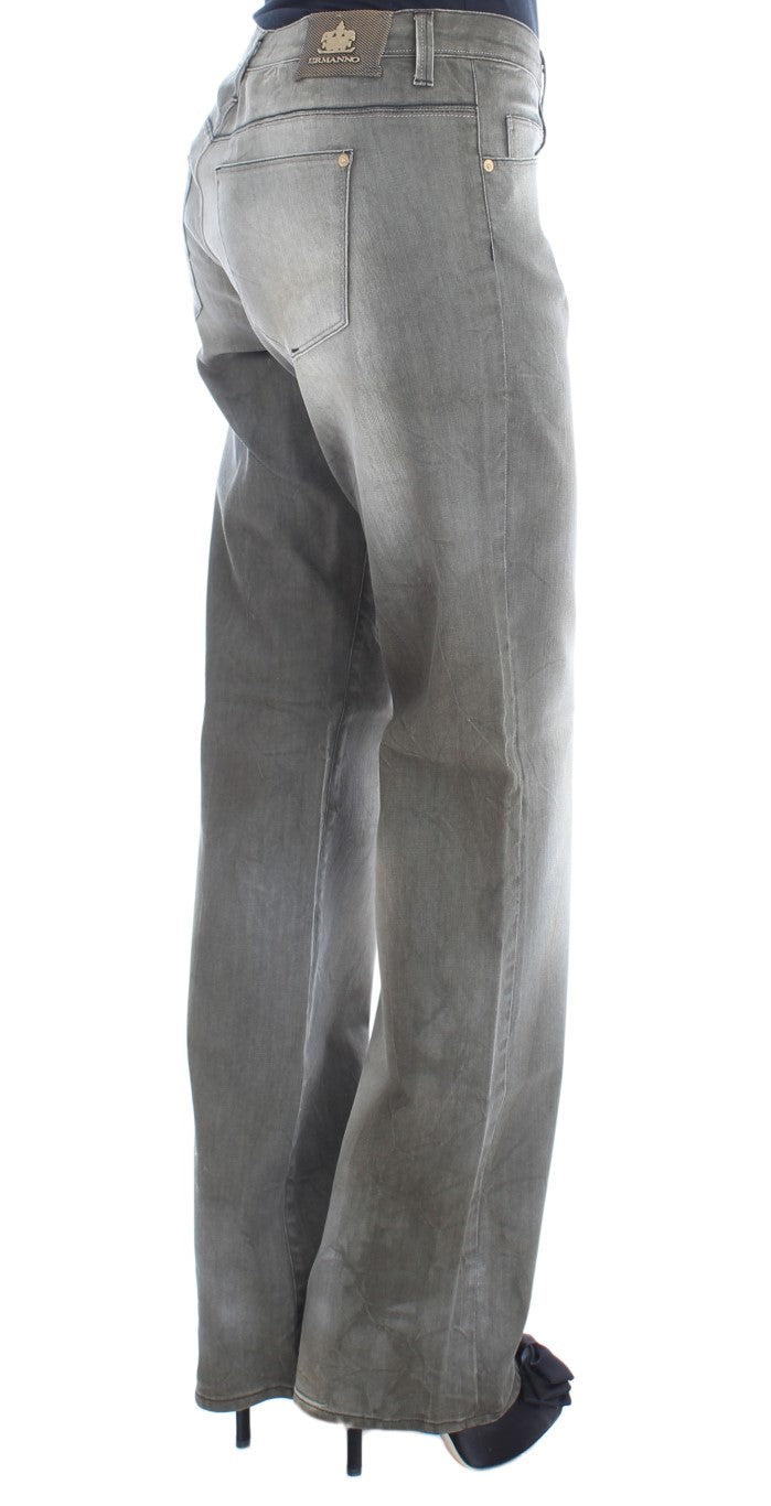 Pair of blue jeans on a mannequin