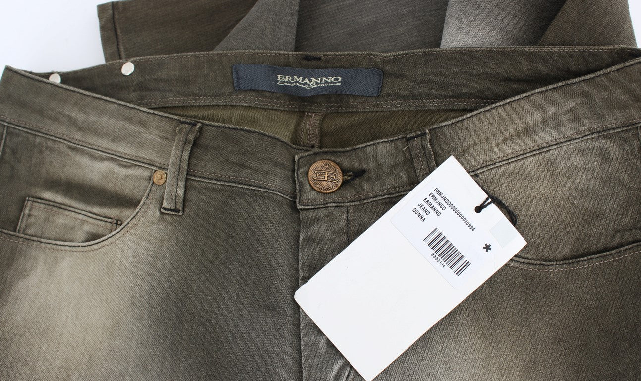 Pair of men's jeans on a hanger