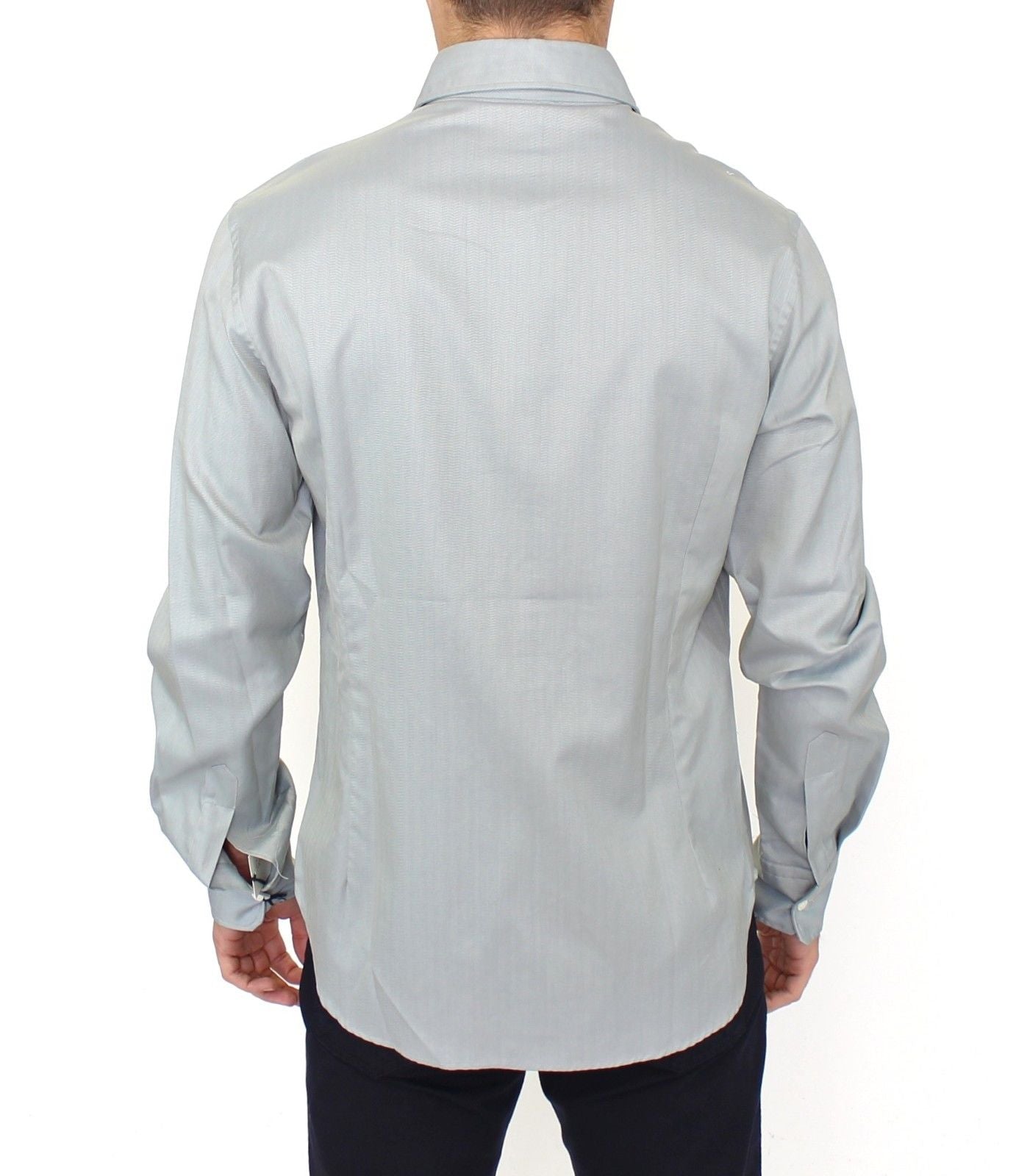 Men's long sleeve shirt in heather gray