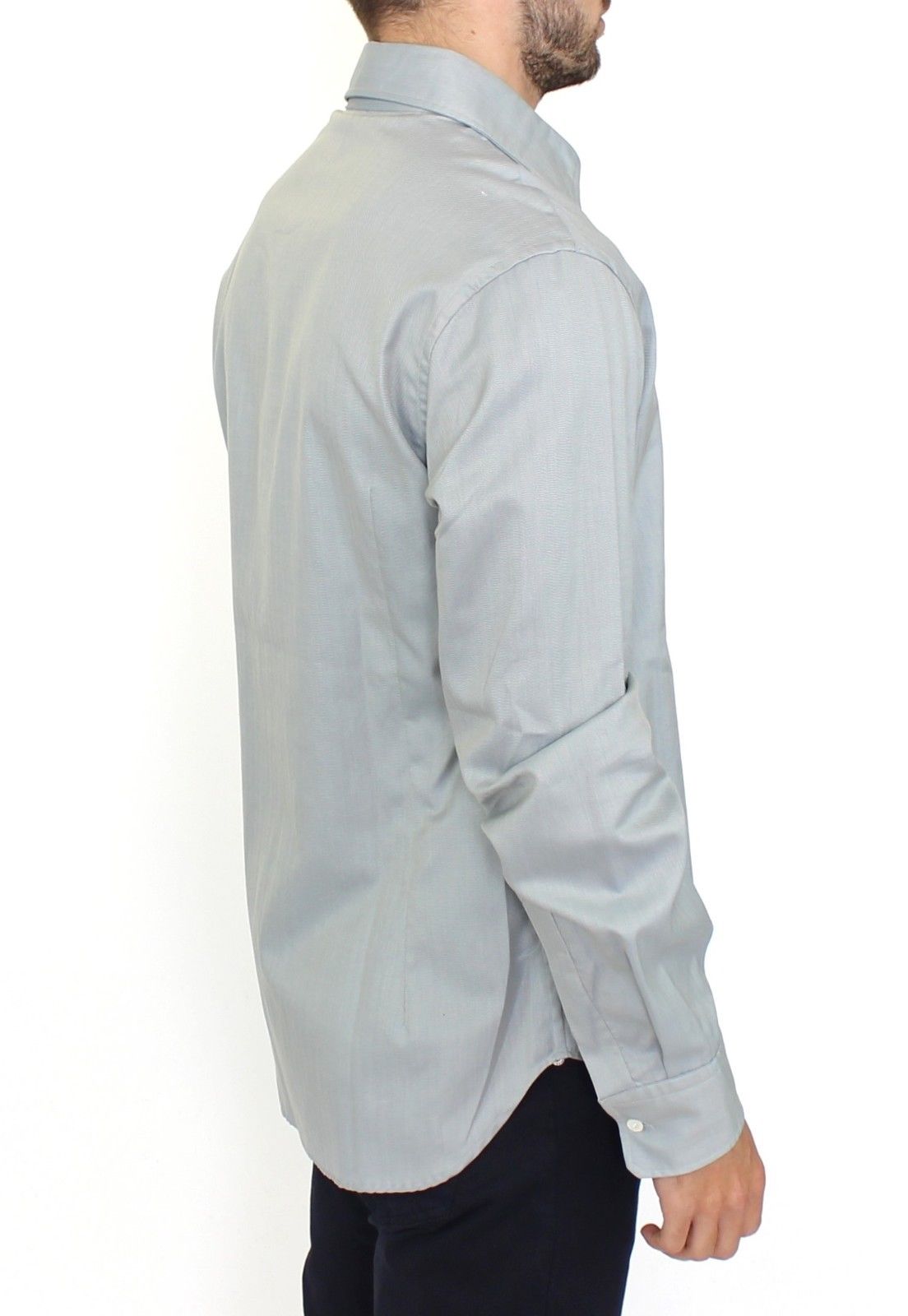 Man wearing long sleeve shirt