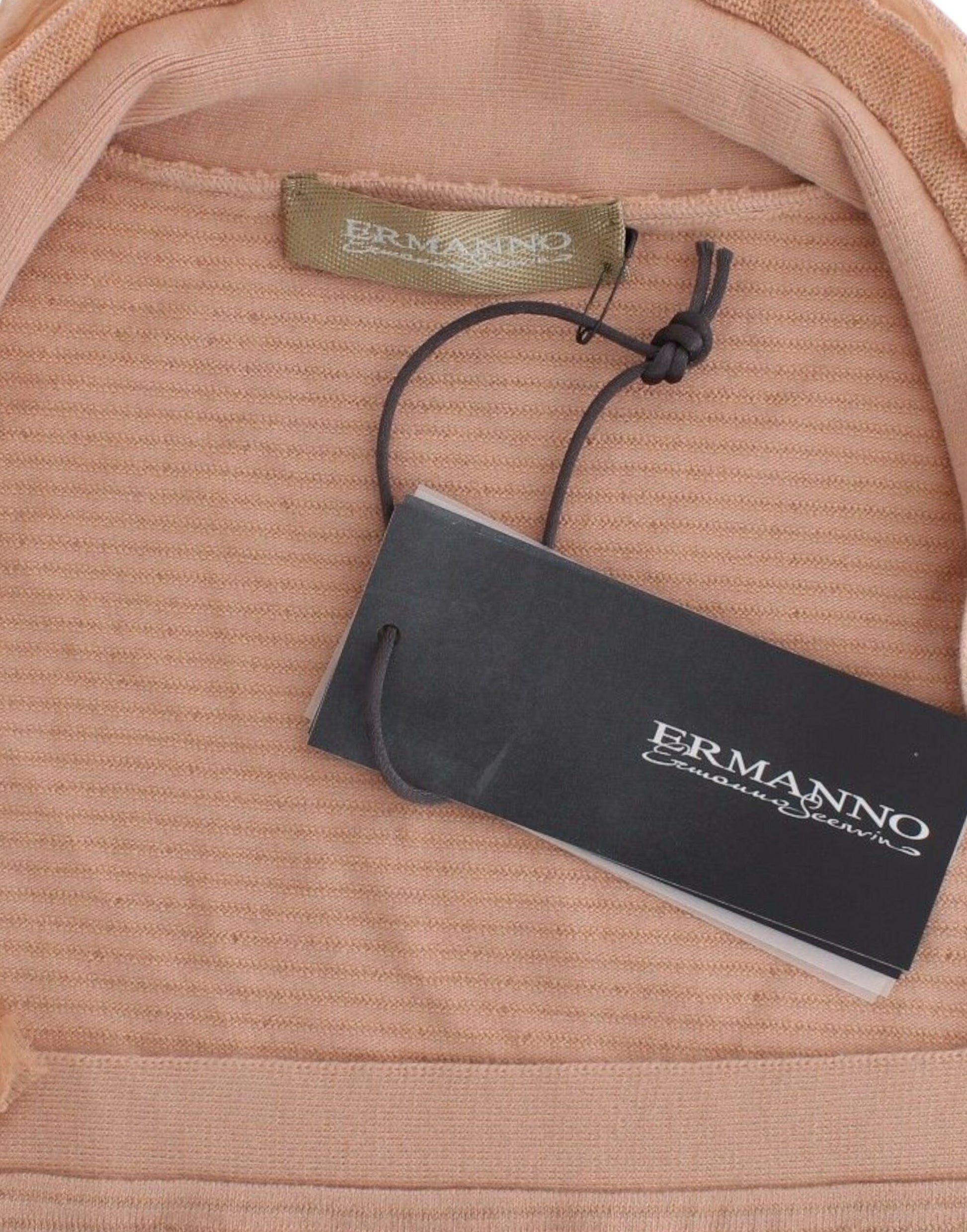 Backpack with tag attached to strap