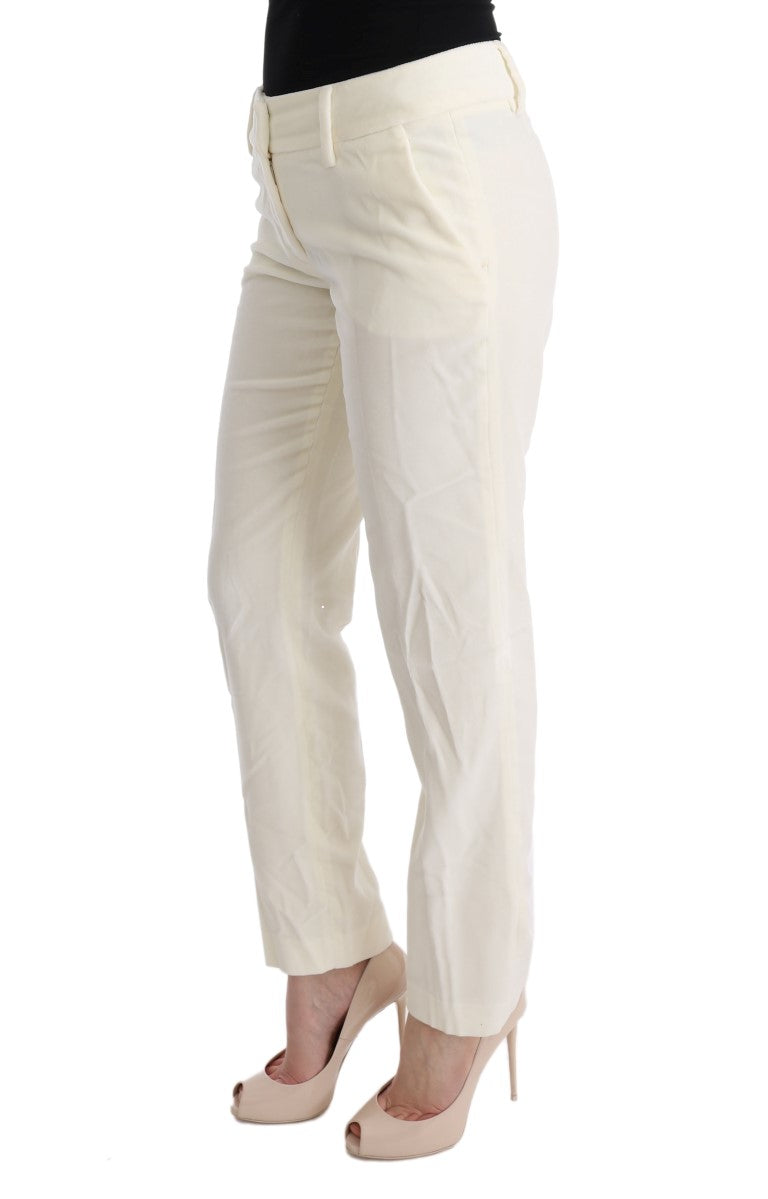 Pair of women's trousers in a light beige color