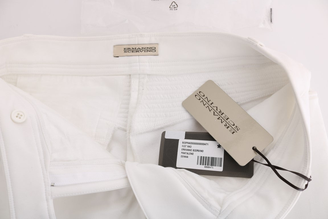 White shirt with tag on collar