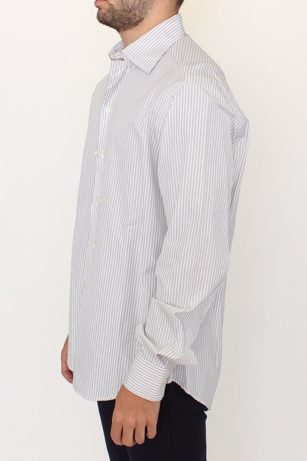 Man wearing long sleeve shirt