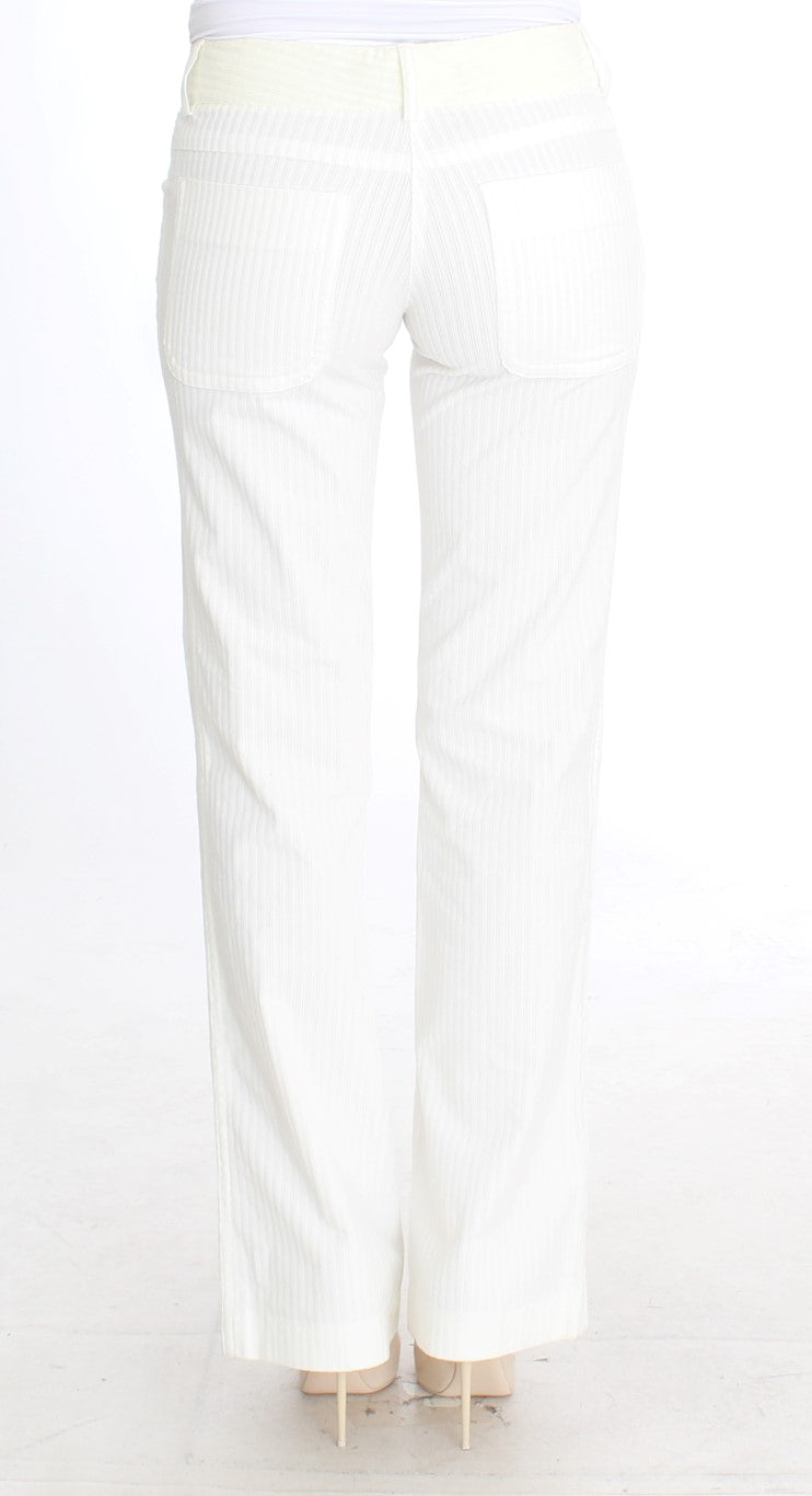 Pair of high waisted pants on a mannequin