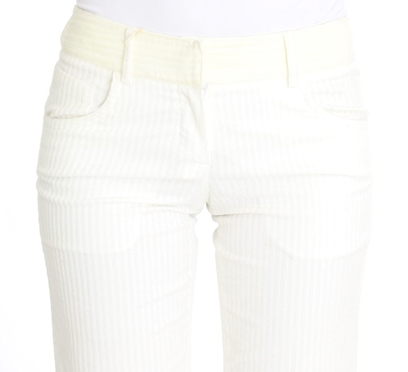 Pair of light beige women's jeans