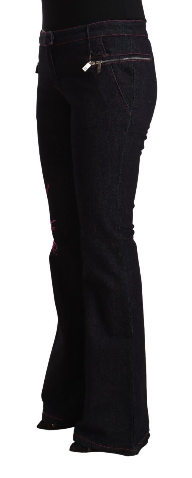 Pair of blue jeans on a model