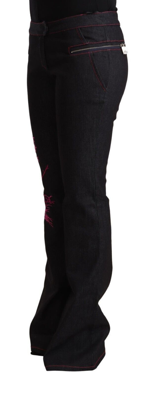 Pair of black pants with red trim