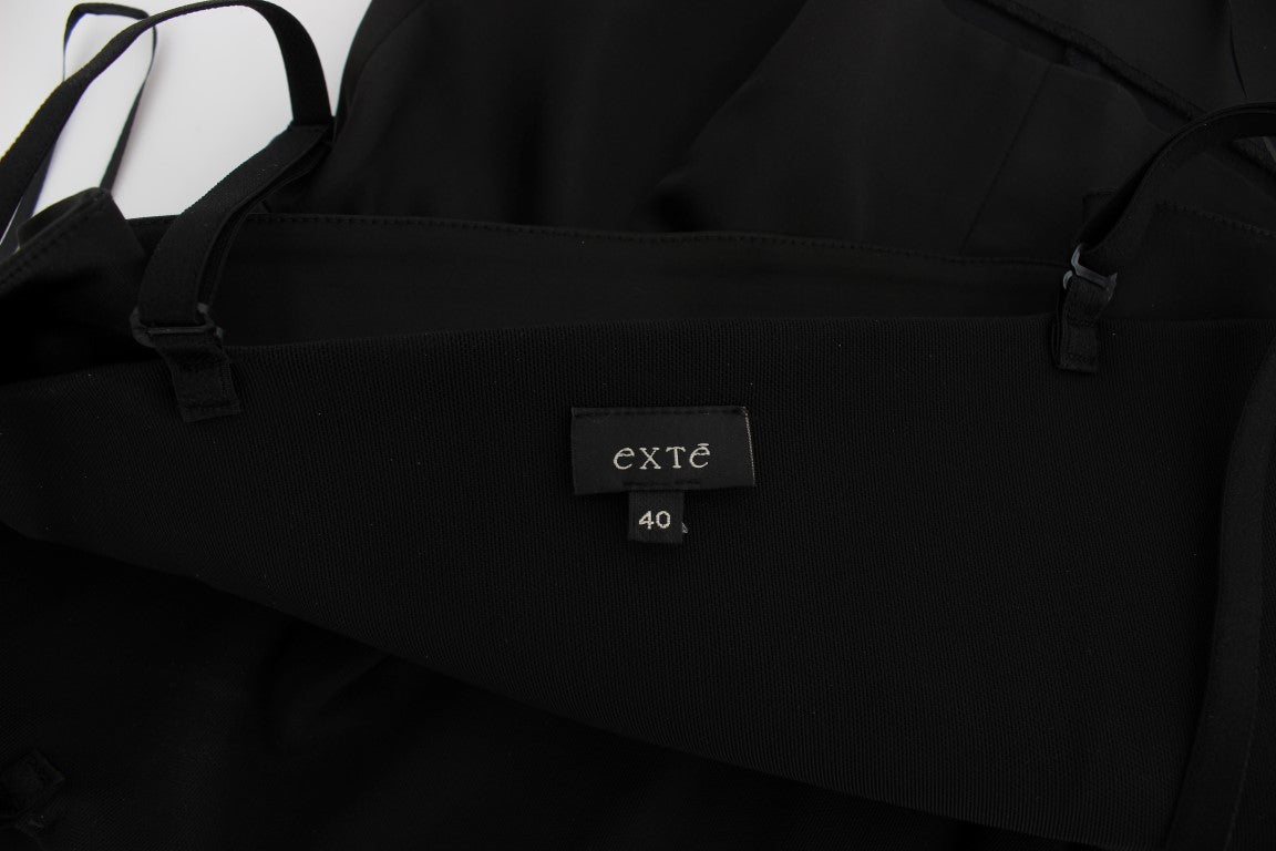 Black vest with white label on front