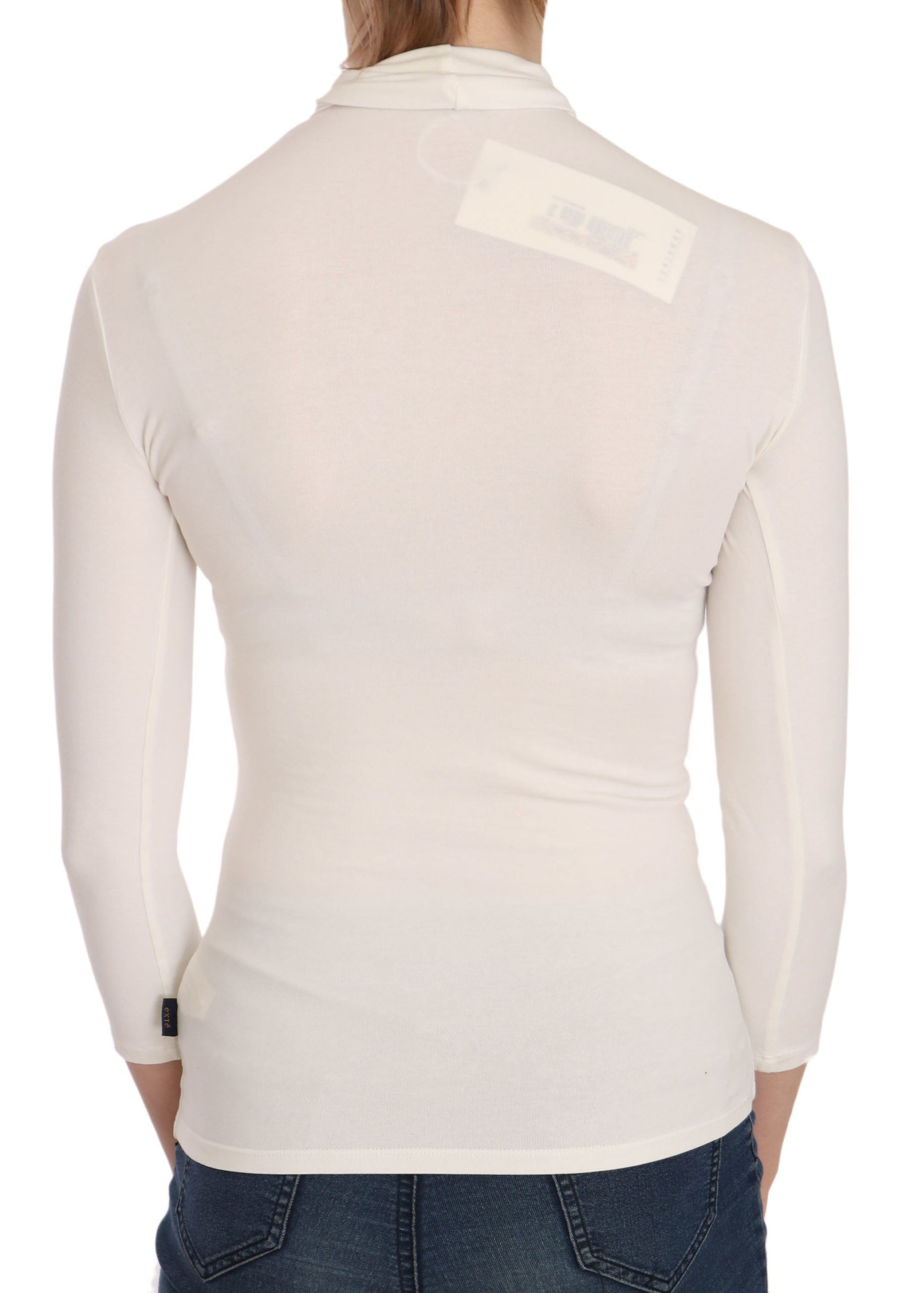 Long sleeve knit top on a mannequin