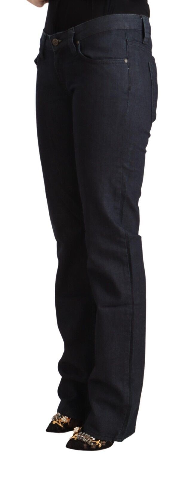 Pair of blue jeans on a mannequin