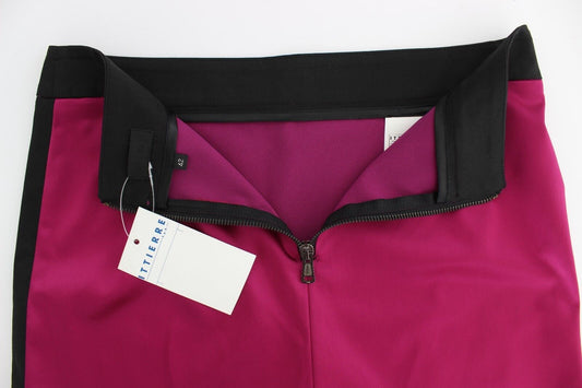 Pink jacket with black trim