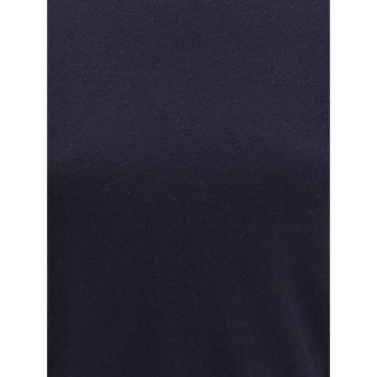 Navy blue sweater on display