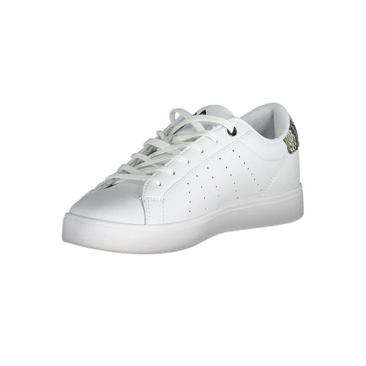 White sneakers with laces for women