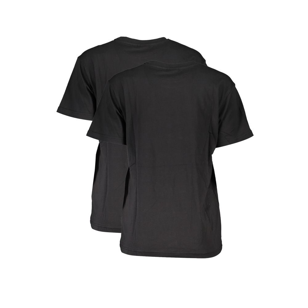 Black t-shirt on hanger