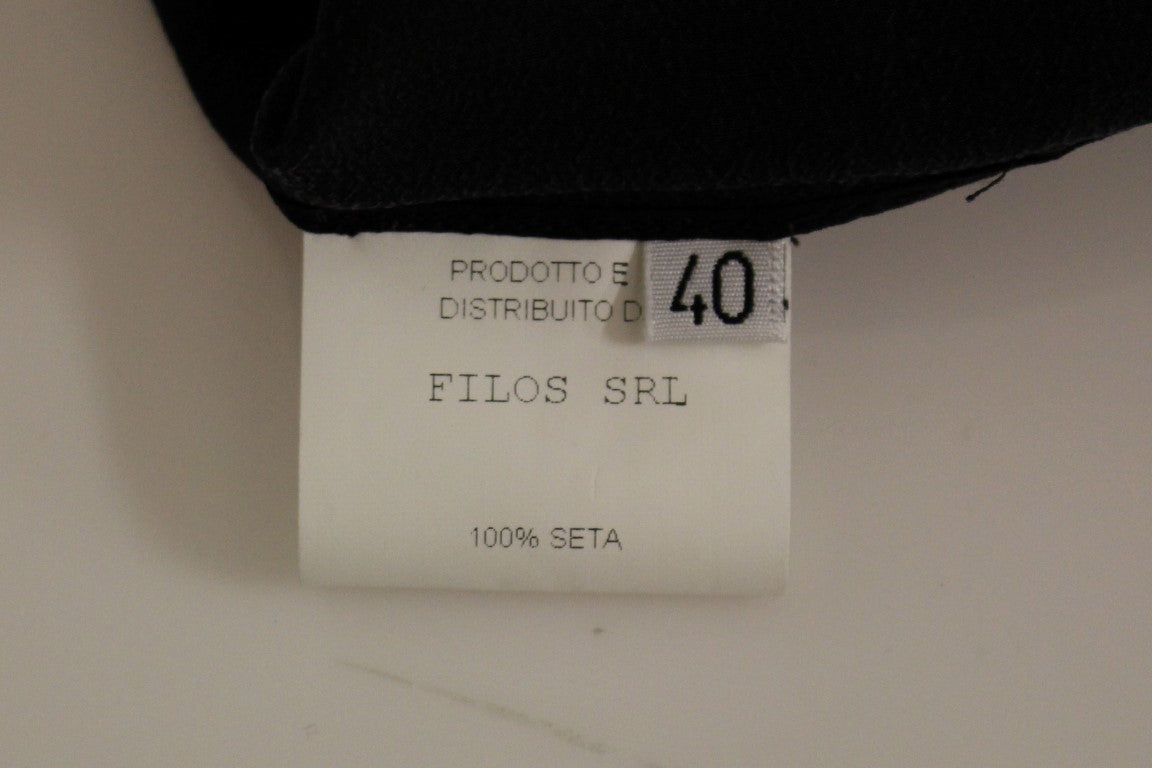 Tag on black fabric item