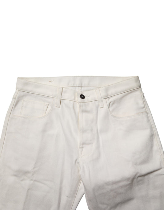 Pair of light beige men's shorts with two pockets