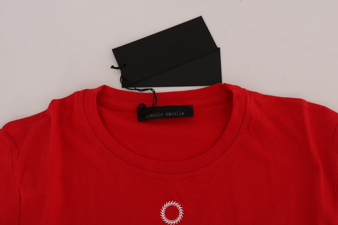 Red t-shirt on hanger