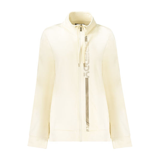 Yellow jacket with zippered front