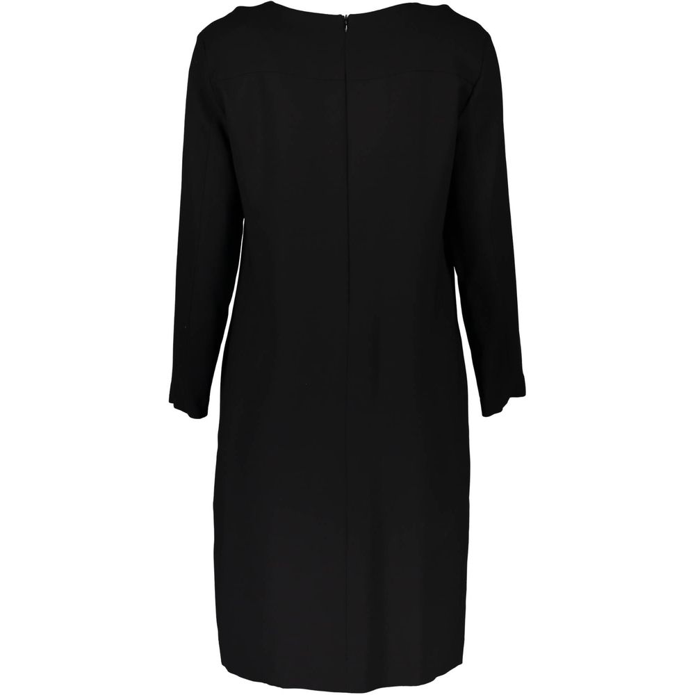 A black viscose dress for women