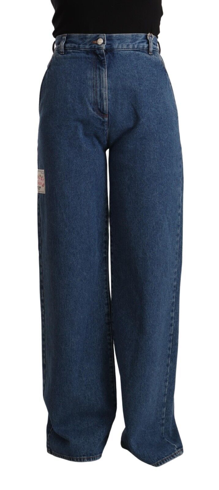 Pair of blue jeans on a mannequin