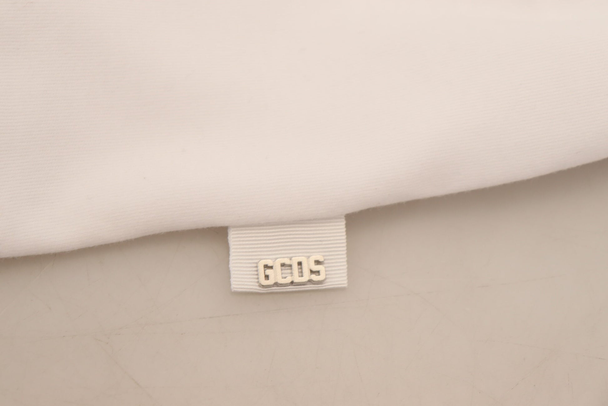 White label on fabric