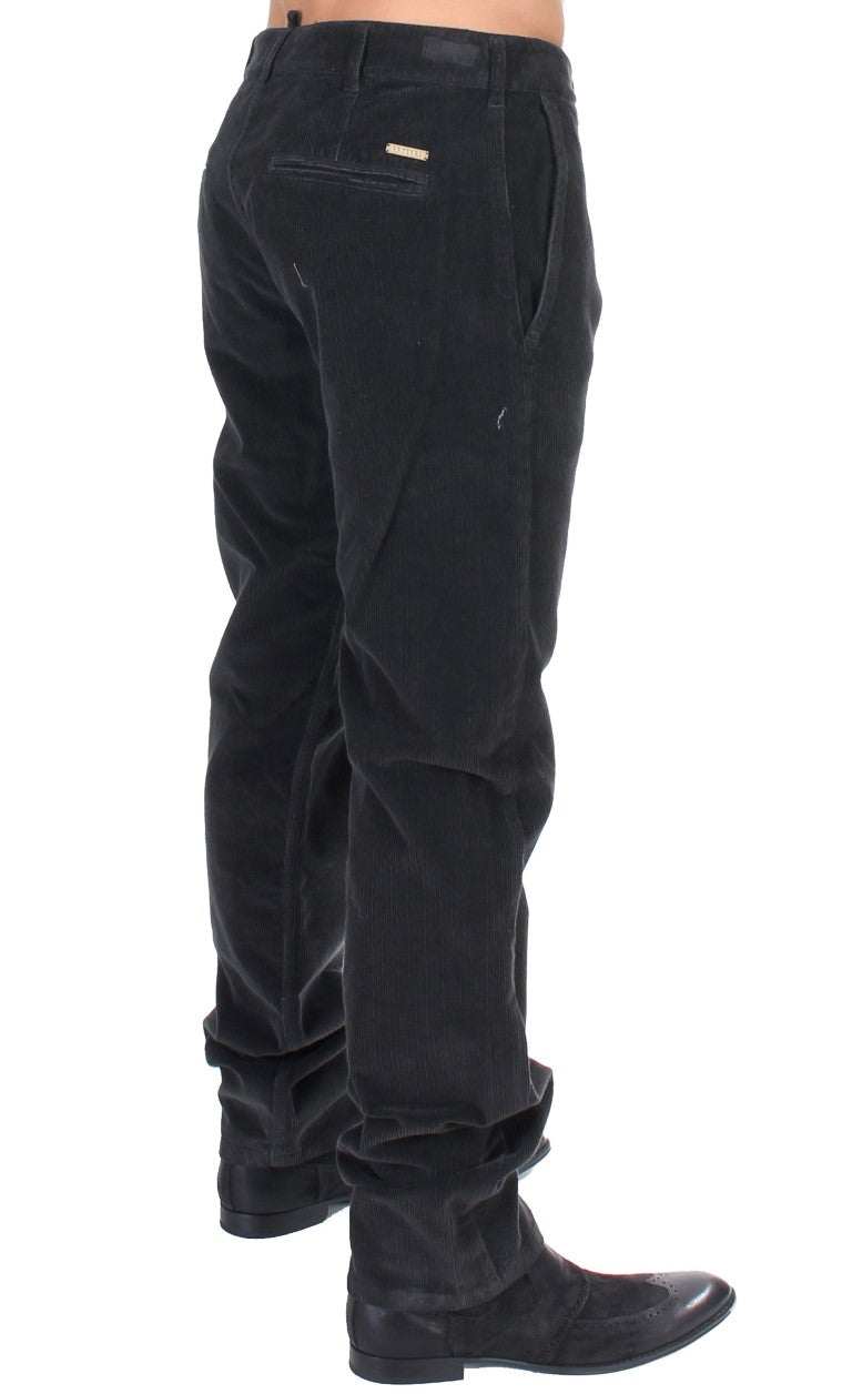 Pair of black denim jeans