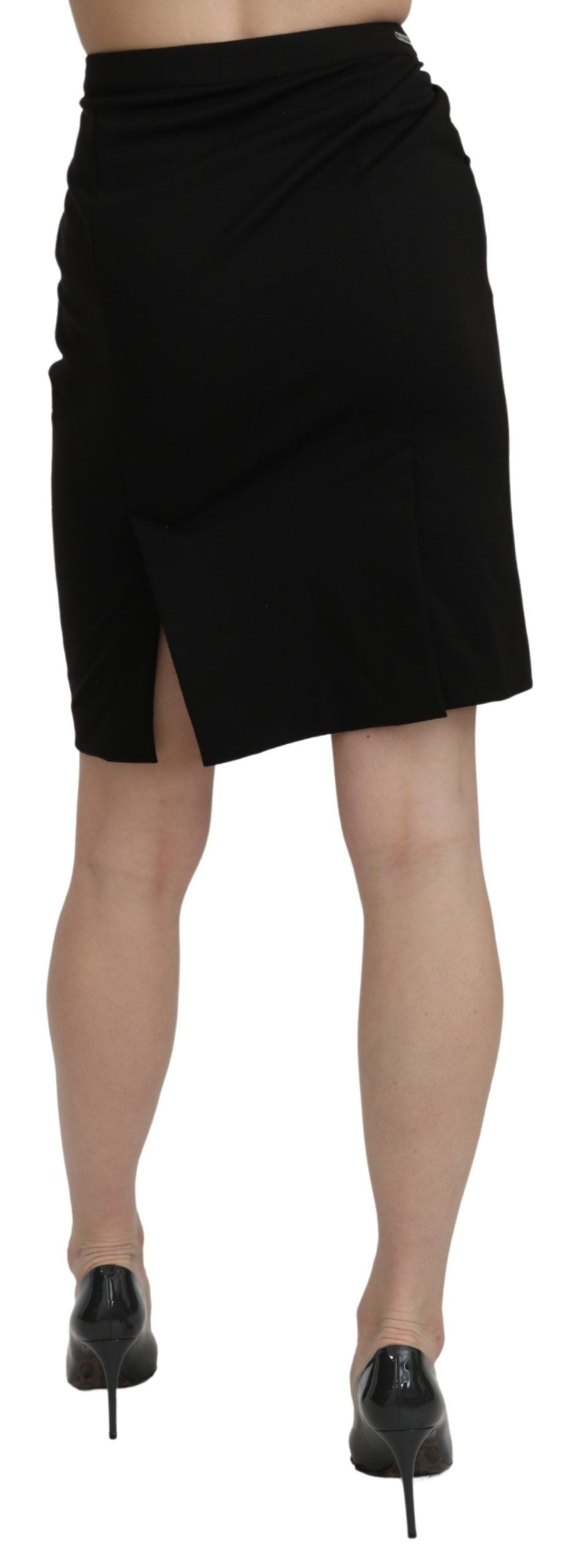Black skirt on a female model