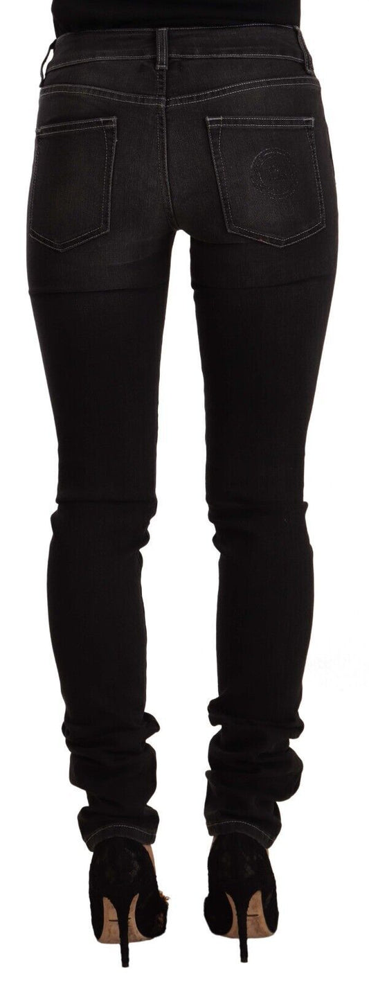 Pair of black skinny jeans on a mannequin