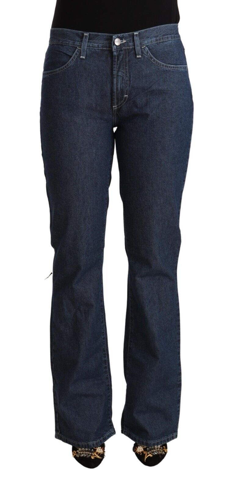 Pair of blue jeans on a mannequin